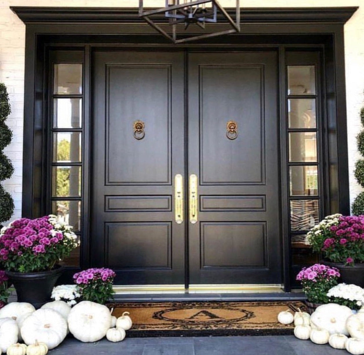 Black Double Front Entry Doors Design black-double-front-entry-doors-design