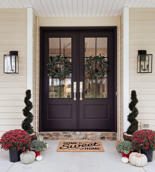 Modern French Farmhouse 6 Lite Double Doors