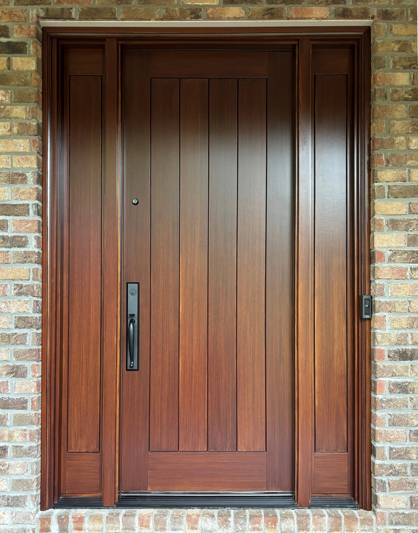 Solid Craftsman Planked Single Door