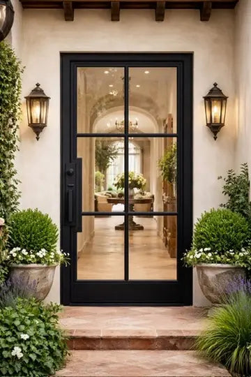 Factory French 6 Lite Single Door