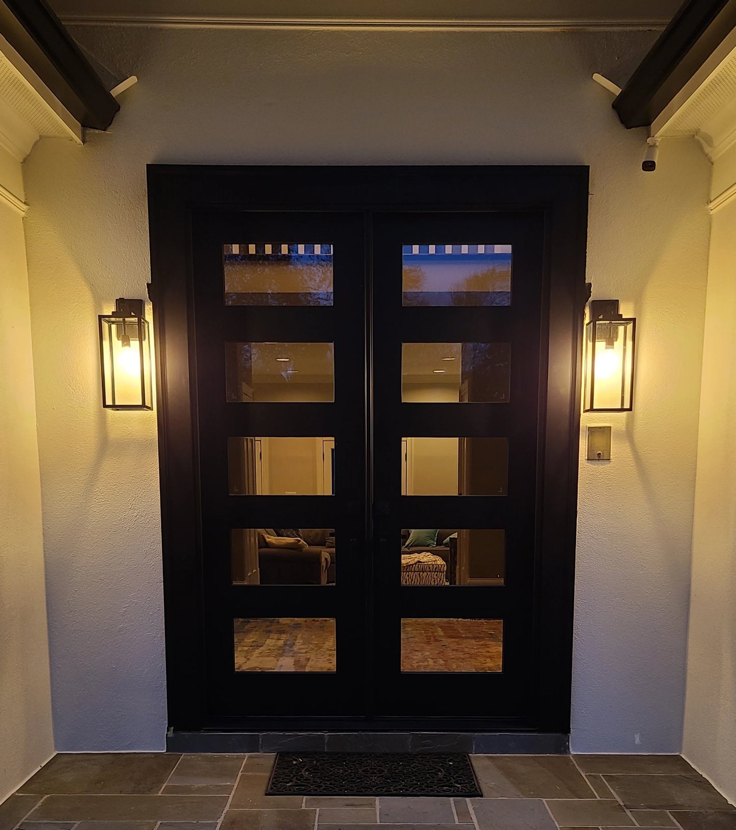 Modern 5 Lite Double Doors