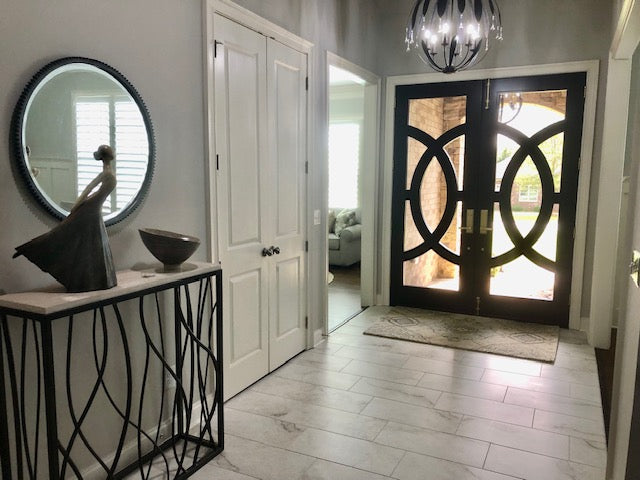 Modern Ring Double Doors