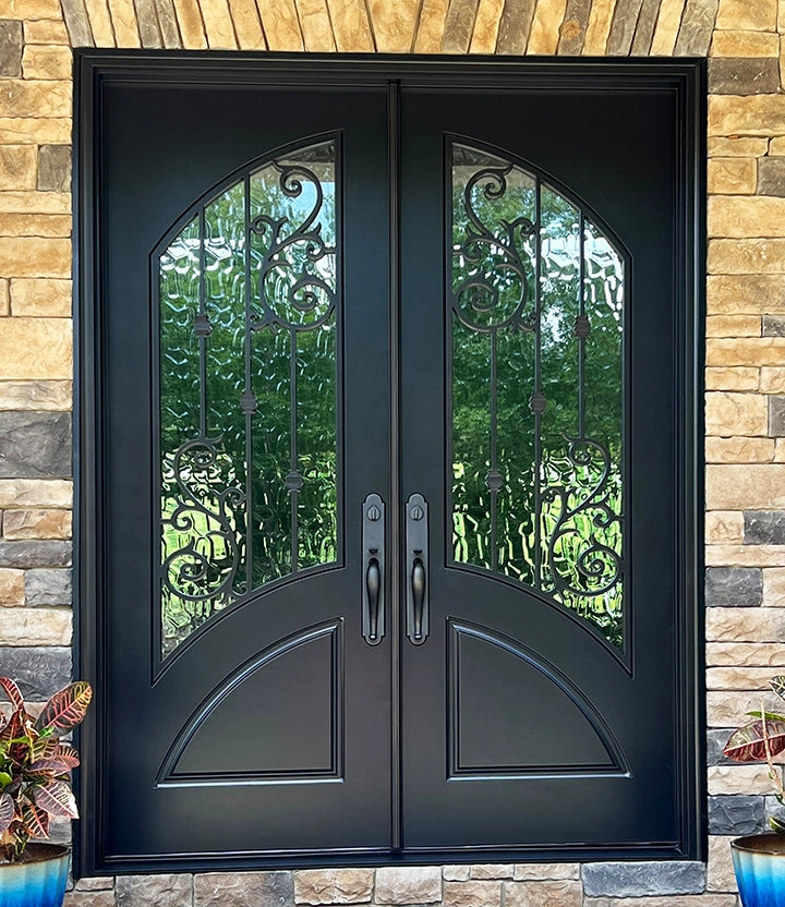 Iron Style Orleans Double Doors