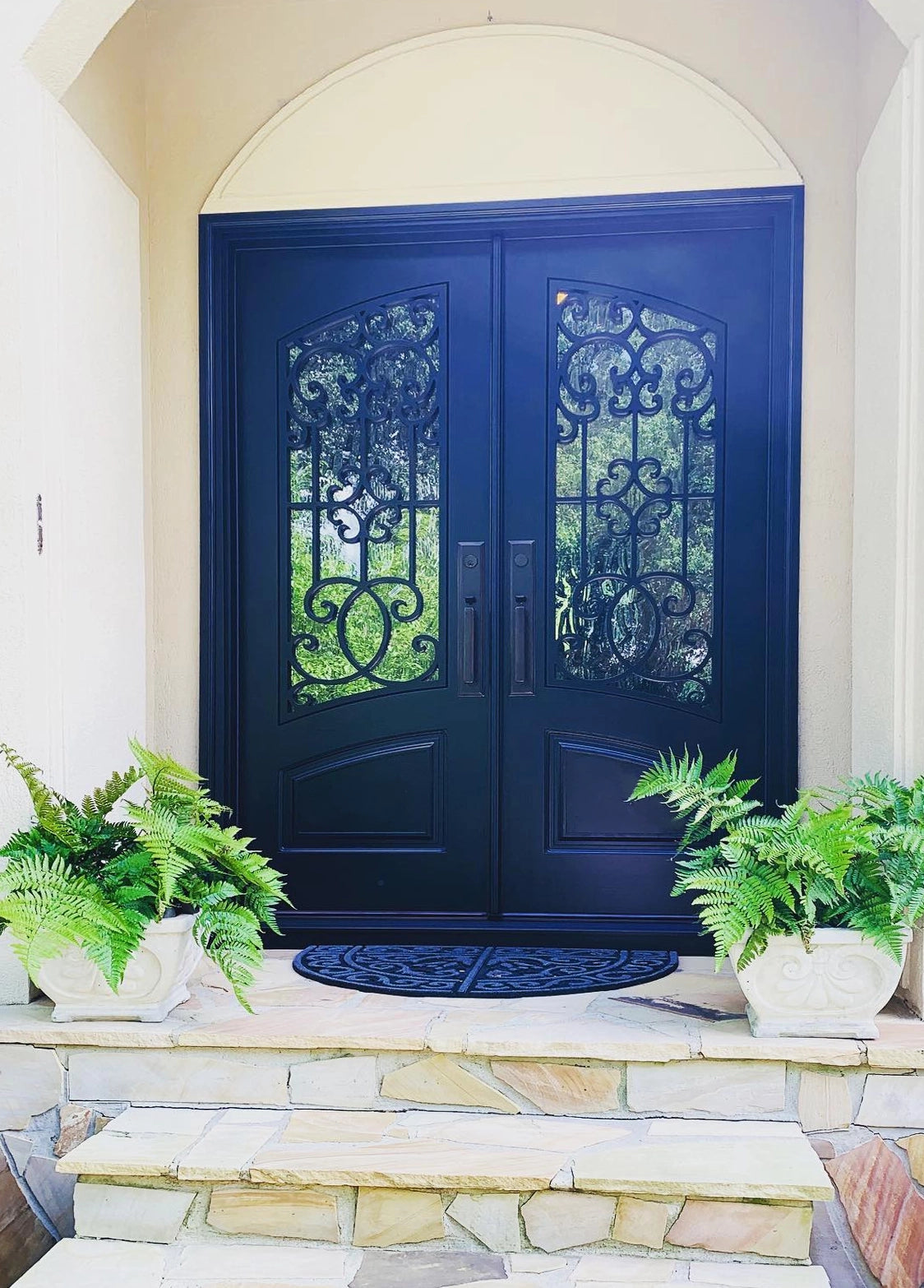 Iron Style Almaria Double Doors