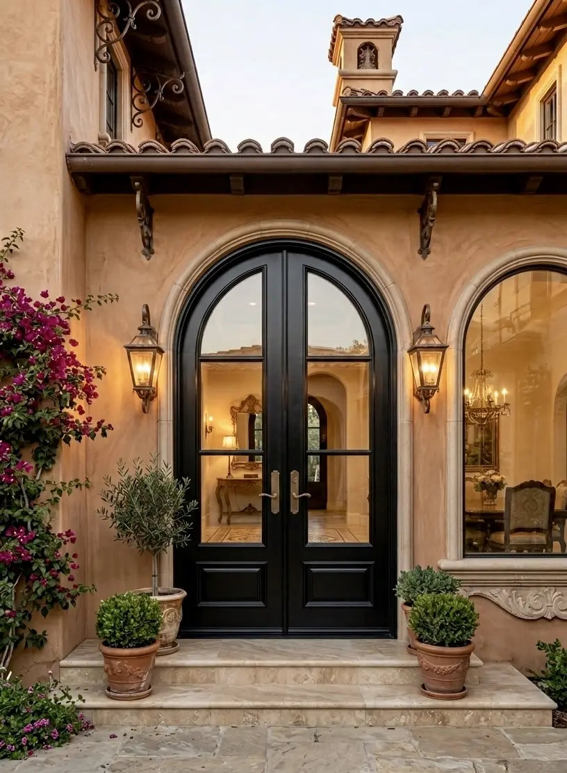 Modern French 3 Lite with Applied Raised Moldings