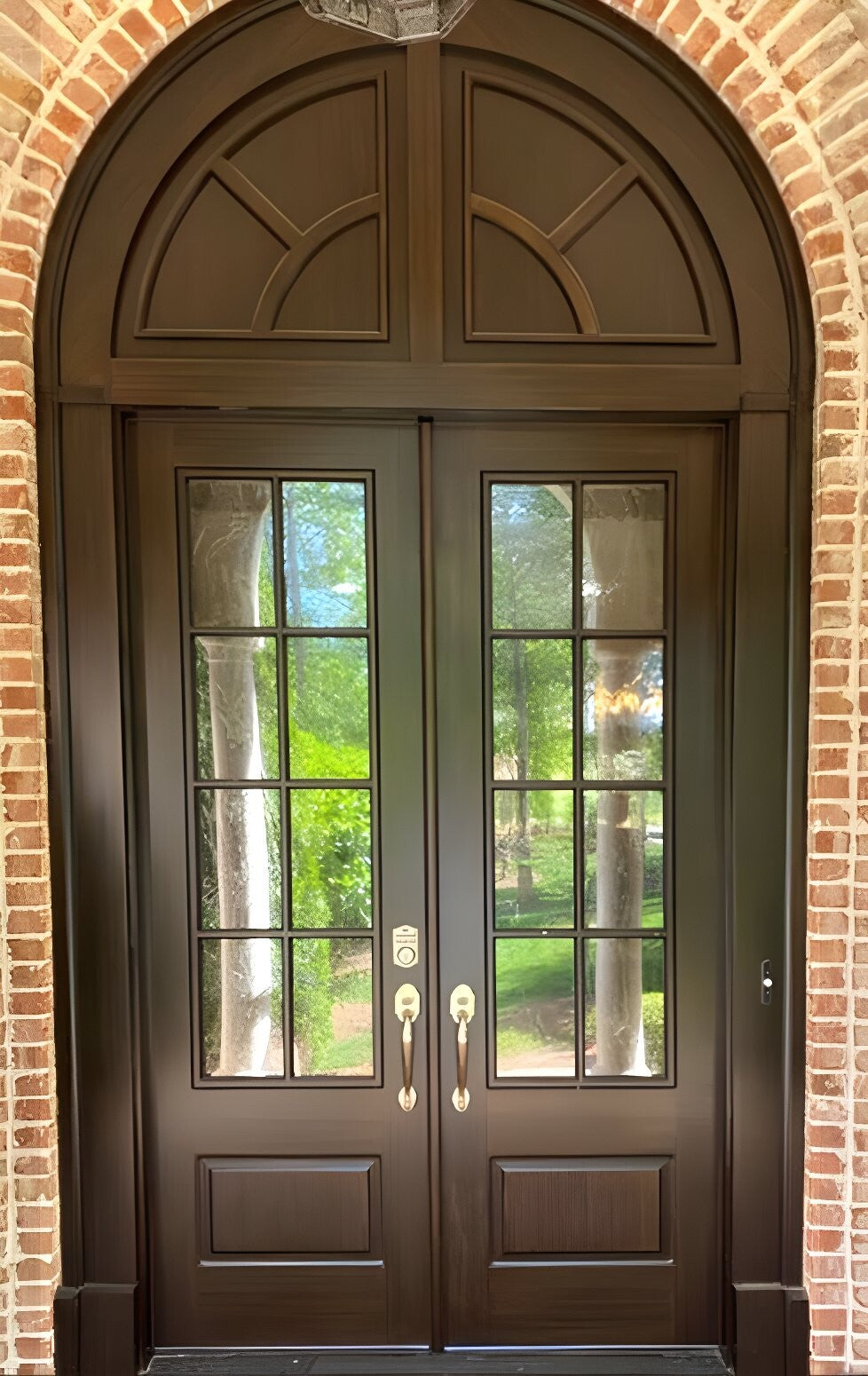 Modern French Farmhouse 8 Lite Double Doors