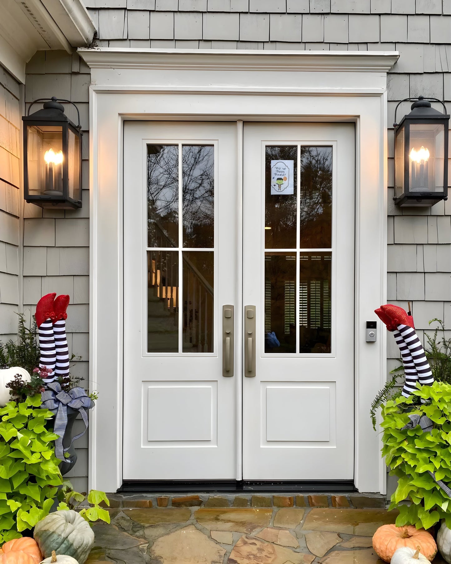 Modern French Farmhouse 4 Lite Double Doors