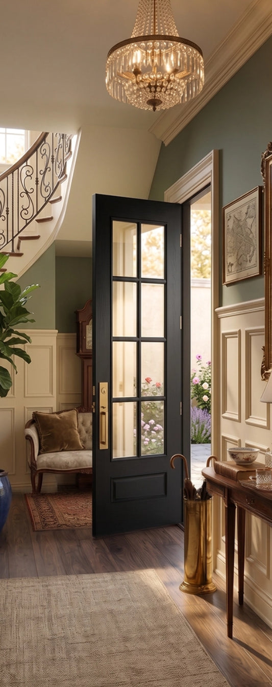 Classic French 8 Lite Single Door