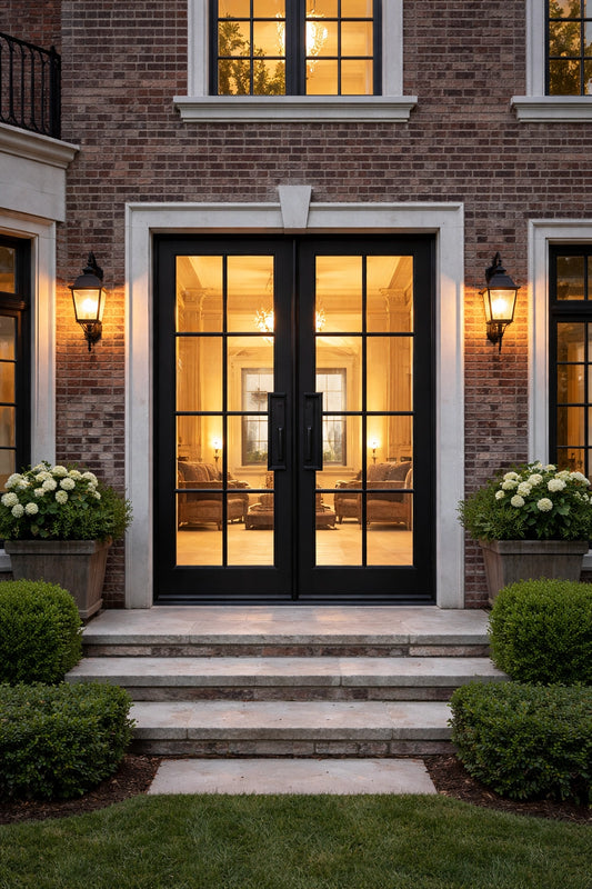 Factory French 8 Lite Double Doors