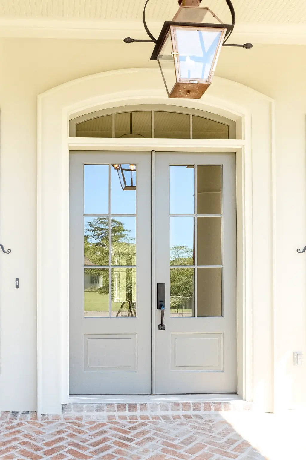 Modern French Farmhouse 6 Lite Double Doors