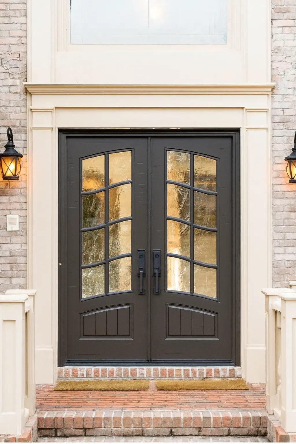 Classic French Bell Swag 8 Lite Double Doors