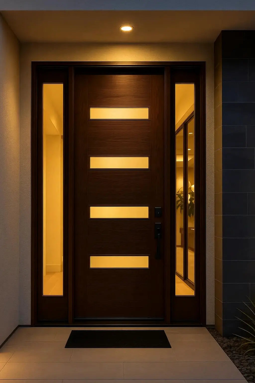 Modern 4 Lite Single Door