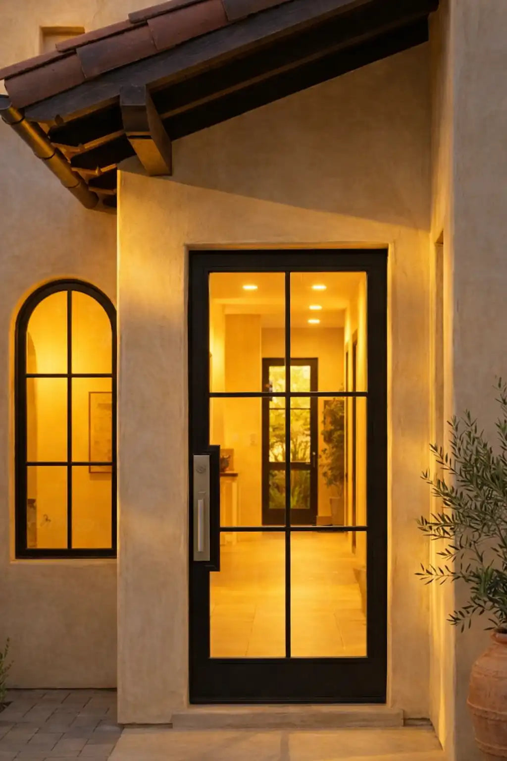 Factory French 6 Lite Single Door