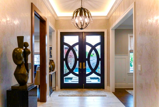Modern Ring Double Doors