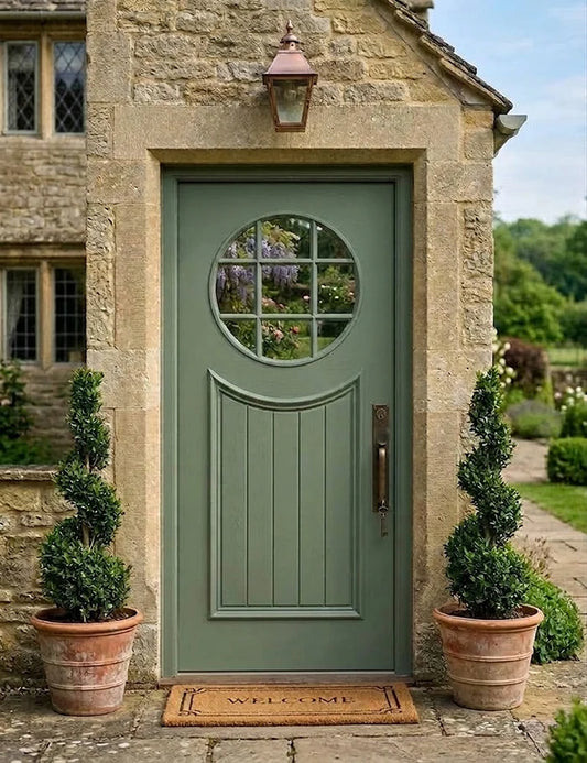 Modern French Farmhouse 9 Lite Cottage Door