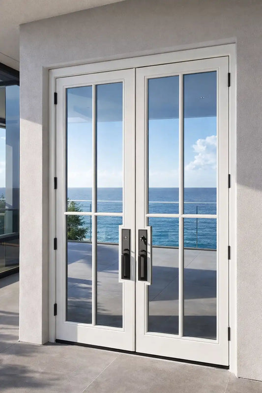 Factory French 4 Lite Double Doors