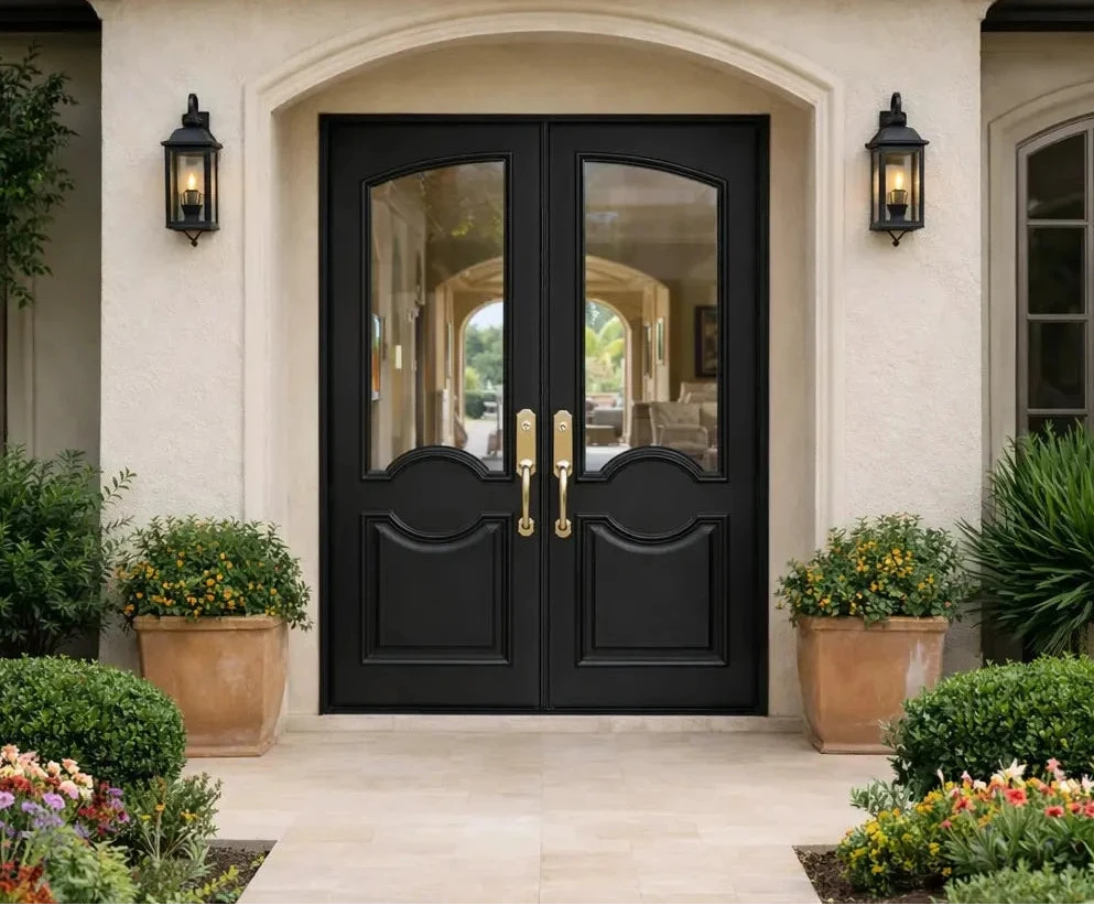 Neoclassical French Double Doors
