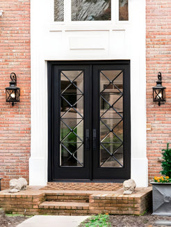 Custom Regency 4 Lite Double Entry Doors – Masterpiece Doors